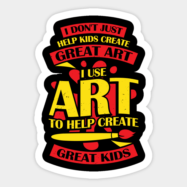 Art Teacher Job Profession Gift Sticker by Dolde08